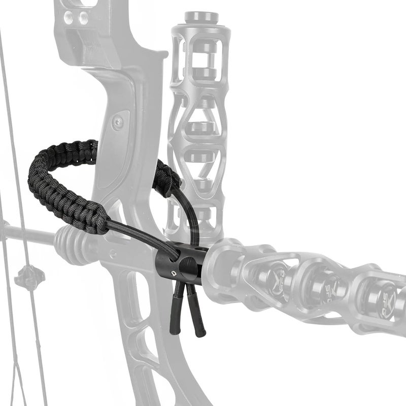 SP.G Archery Bow Wrist Sling - Bow Wrist Strap with Quick Disconnect, Compound Bow Wrist Sling Adjustable Bow Strap for Recurve Compound Bow Hunting Targeting Accessories - Image 1